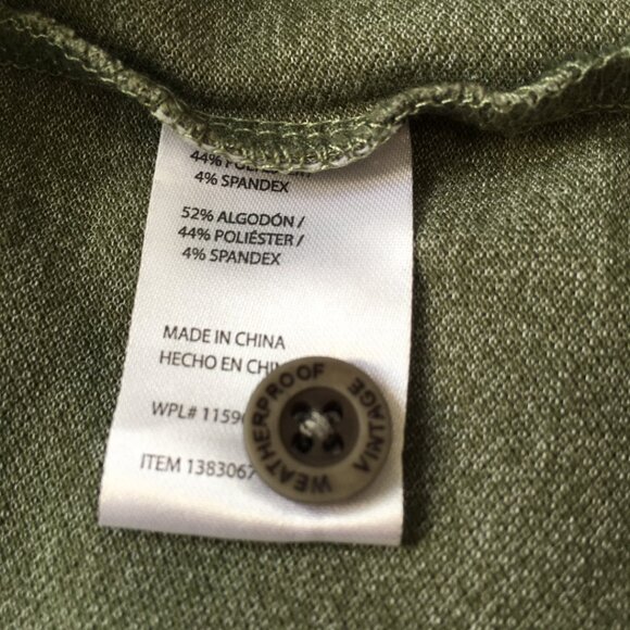 Weatherproof Men's Green Polo Shirt Size Large - Picture 5 of 8